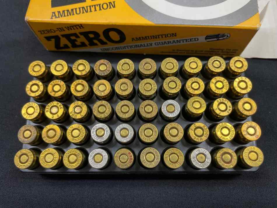 Brand NEW 9mm ammo 115Gr FMJ -Box of 50
