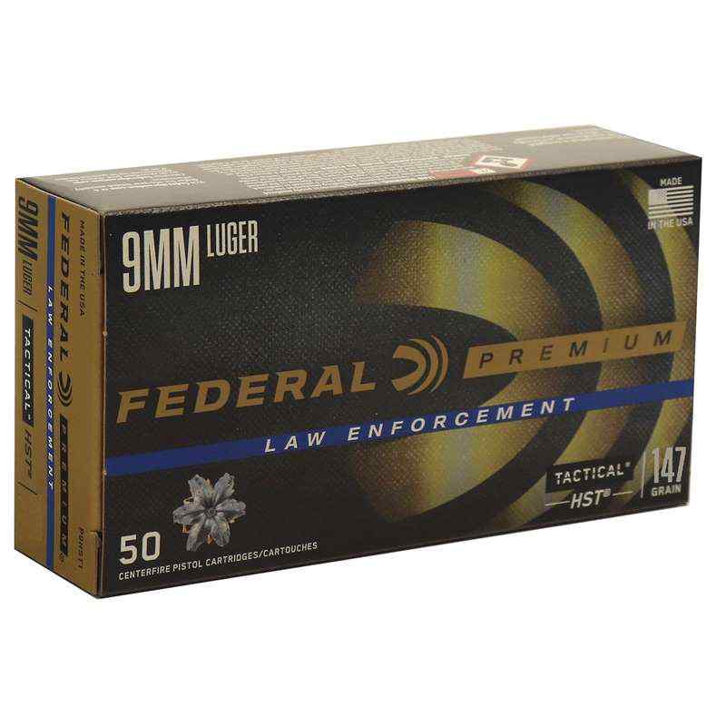 $599, Fed 9MM HST 147 Gr HP - 1000 rounds
