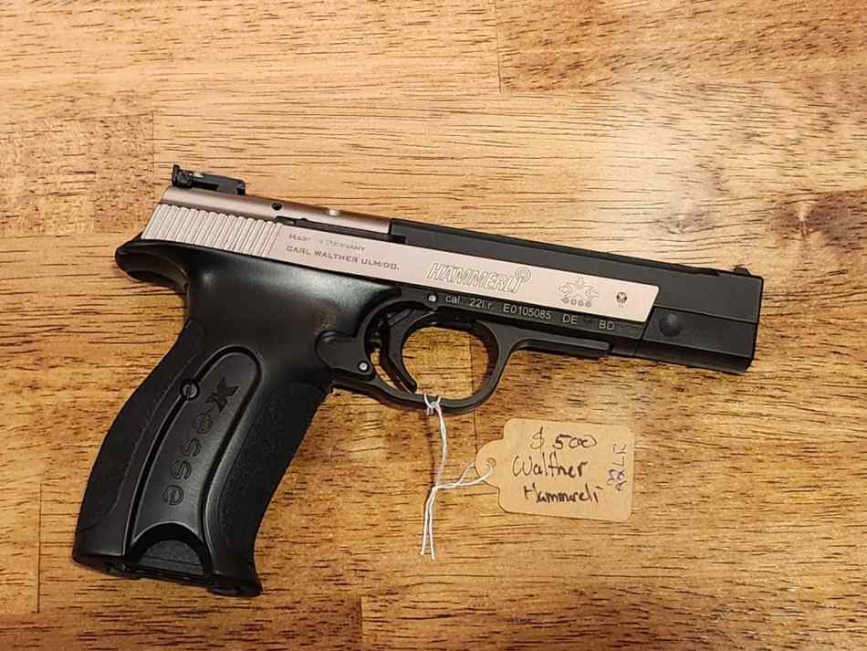 Walther Hammerli X-esse .22lr pistol very Rare! 