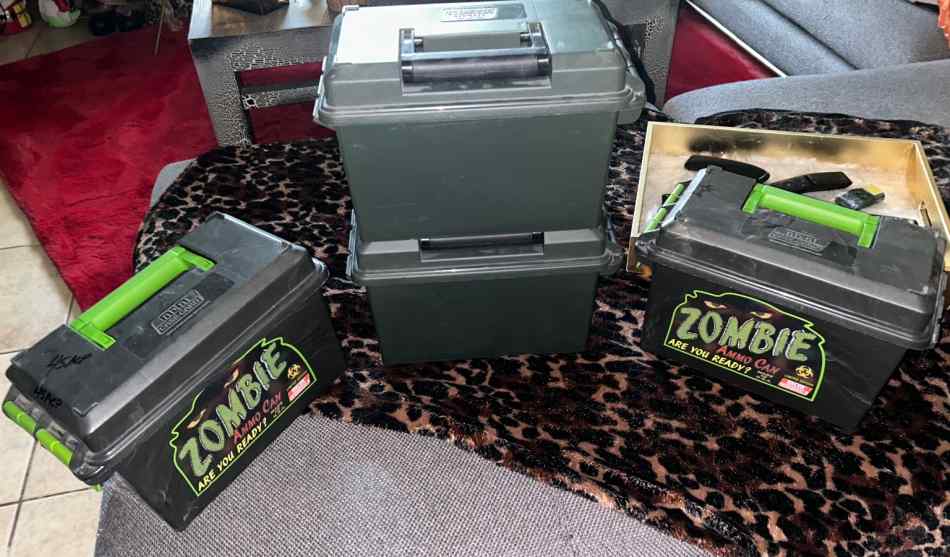 4 Ammo Storage Cans