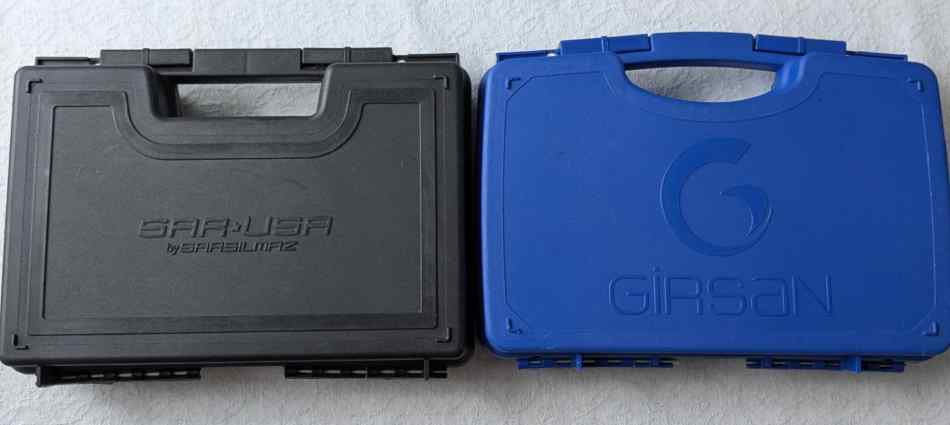 Two Empty Pistol Cases- SAR*USA/GIRSAN