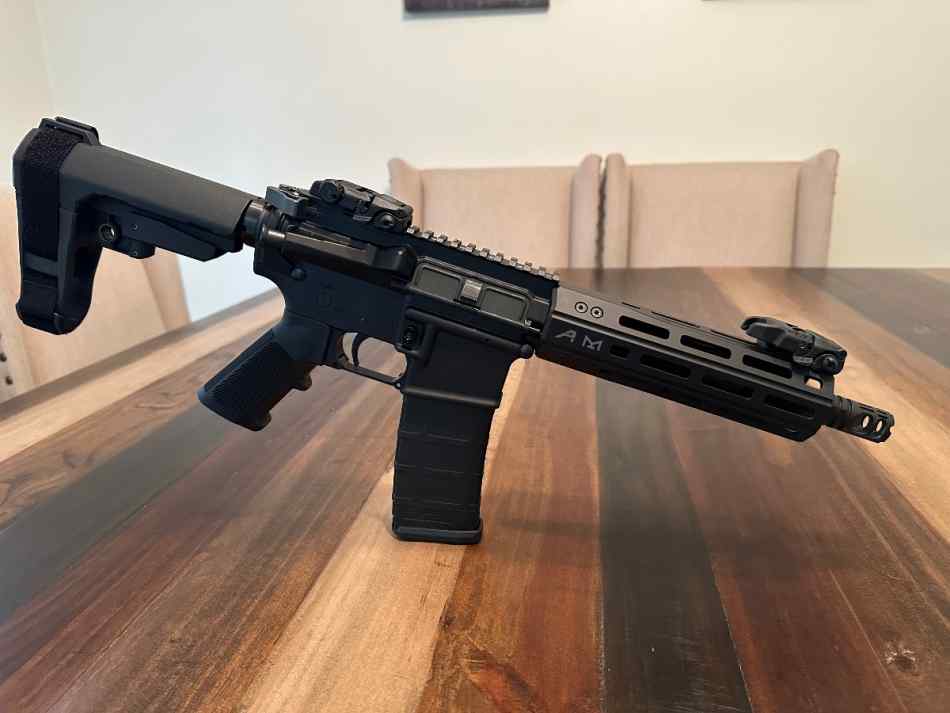 300 BLK 8” AR Pistol