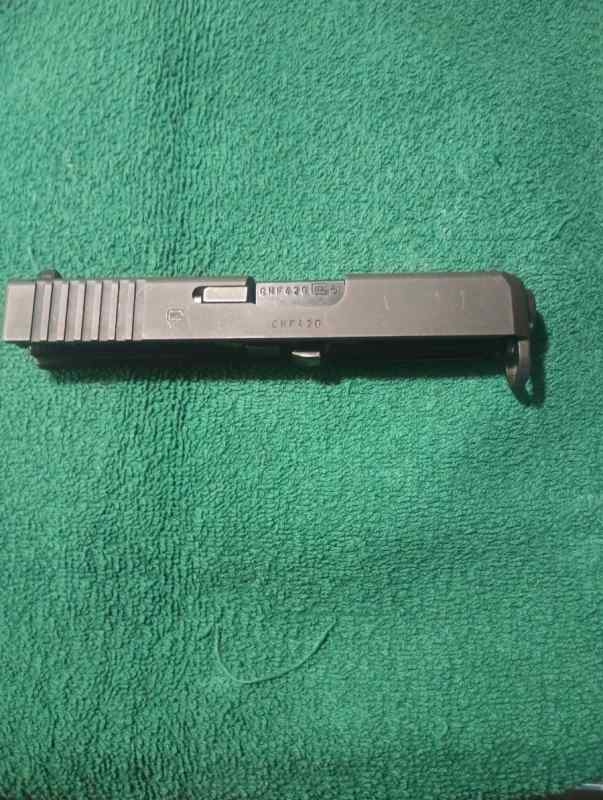 Glock OEM G27 slide and Zaffiri G48 ZPS.3 slide