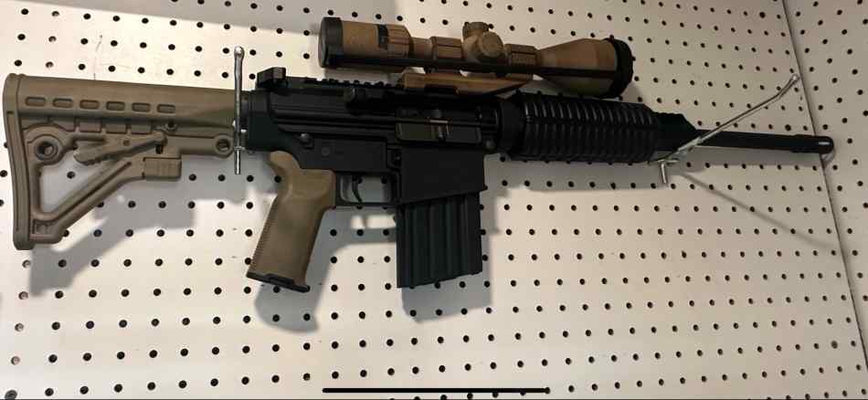 Dpms LR308 AR10 Rifle with upgraded trigger 