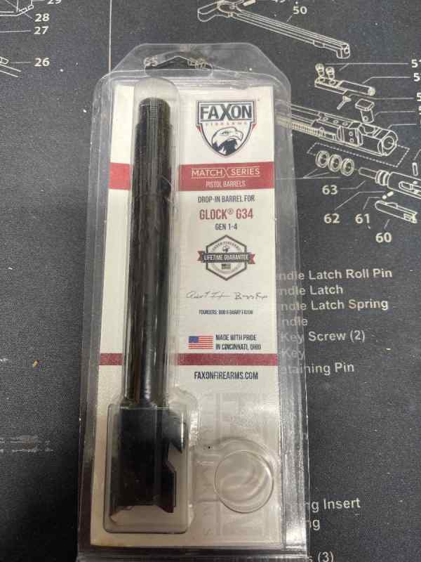 FS-G34 9mm gen 1-4 Compact Flame Threaded Barrel 