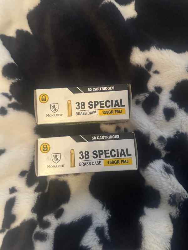 100 rds brass ammo 38 special 158gr