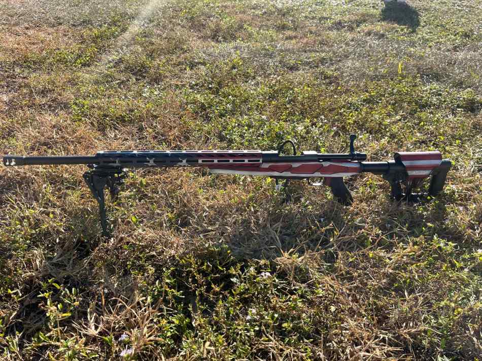 Howa 6.5 creedmore carbon American flag 