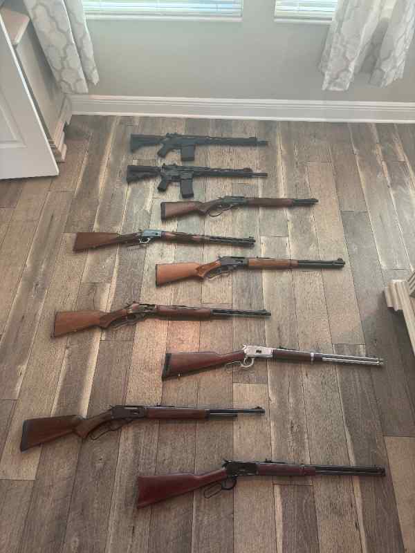 Lever action rifles