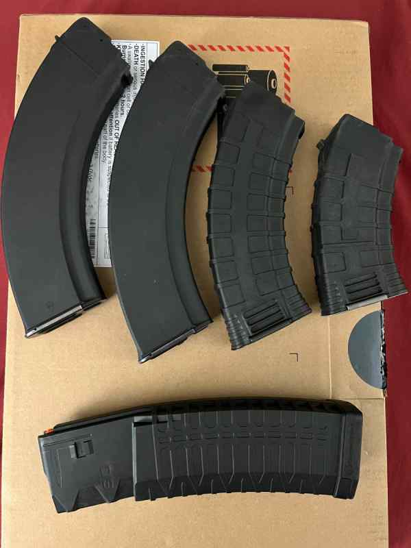 AK 7.63x39 Magazines &amp; AR-15 60 Round Magazine