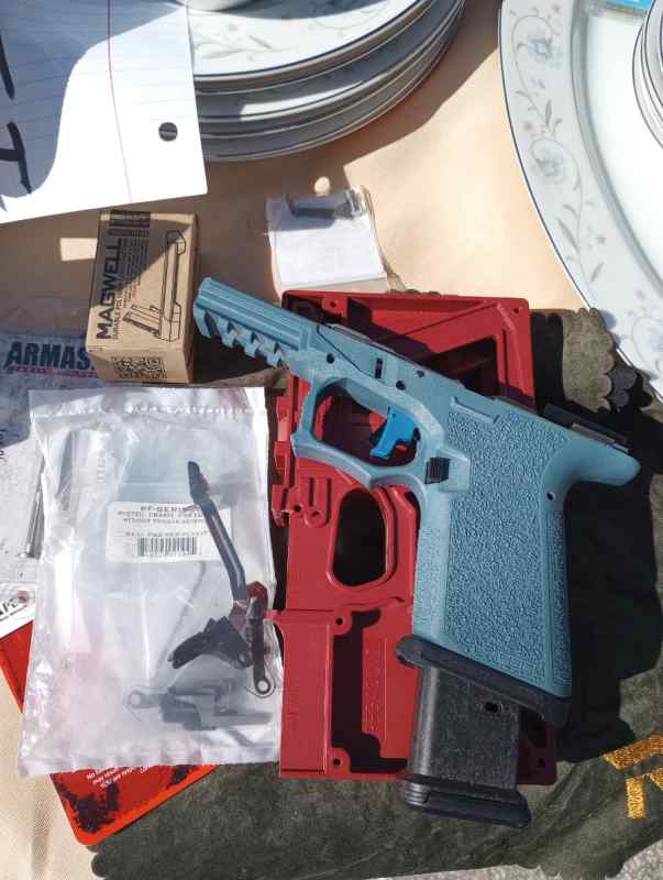 Original P80 lower kit in blue