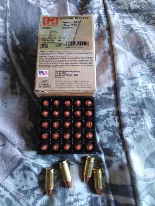 Hornady Critical Defense 9mm 