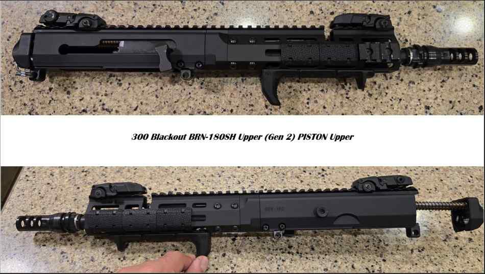 Brownells BRN-180SH 300 BLK Piston Upper