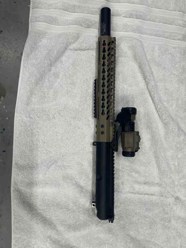 308 10.5 inch upper with optics 