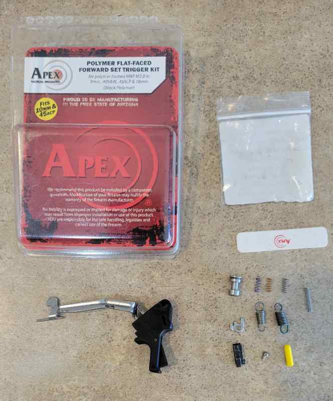 APEX M2.0 POLY FLAT FW TRGR KIT with Trigger Bar.