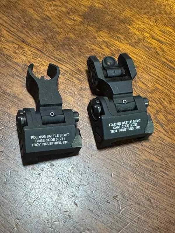 Troy flip up Iron Sights