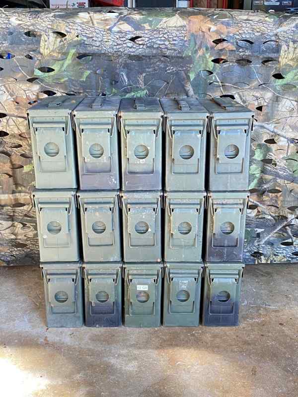 Authentic US Military .30 &amp; .50 Cal Ammo Cans