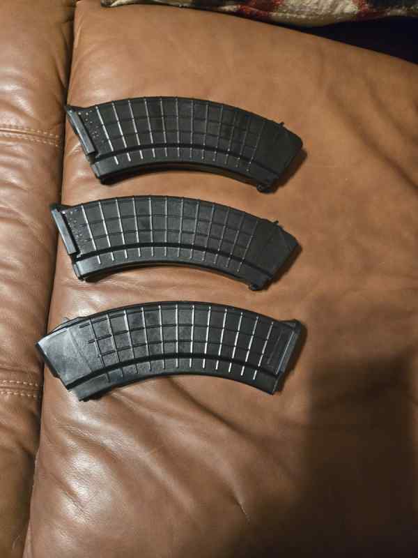 3 AK 47 magazines