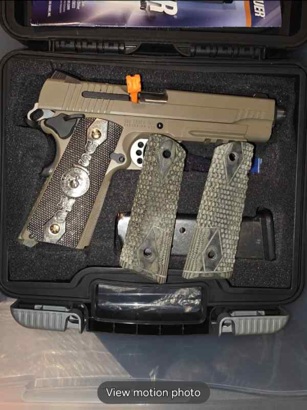 U.S.M.C. 2013 Sig Sauer Scorpion FDE 1911 45 ACP