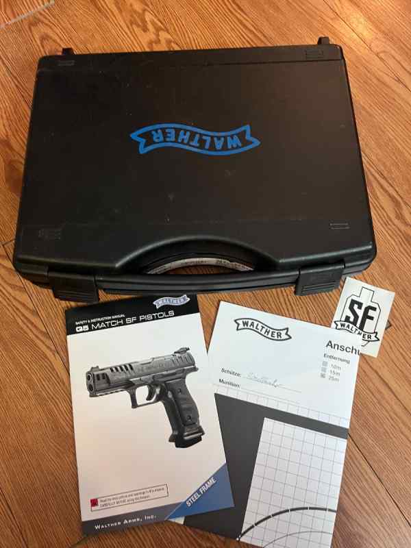 Walther PPQ 9mm Q5 Match Steel Frame