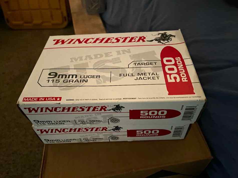 Winchester 9mm (1000rds)