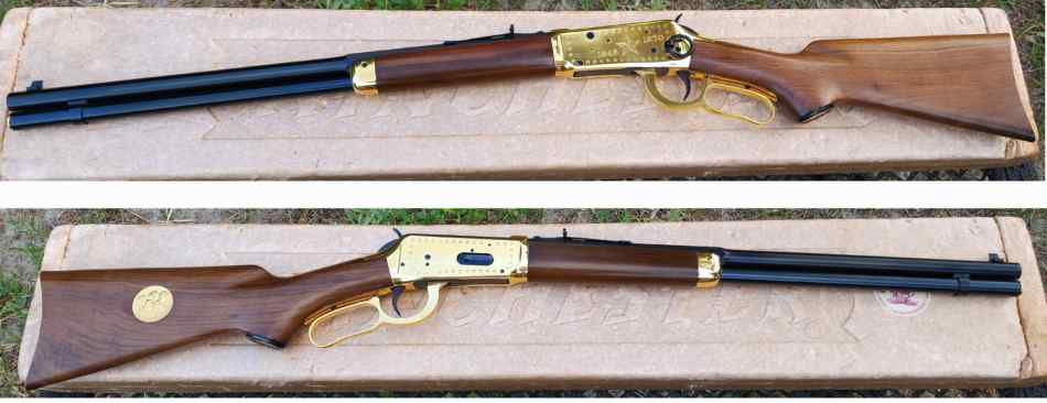 Winchester 94 Lone Star (N.I.B) - Gold Plated