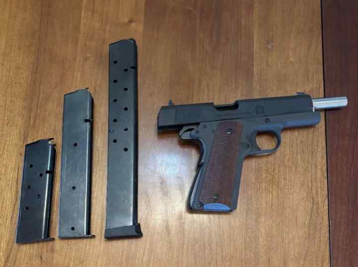 Like NEW Springfield 1911 Mil-spec extra hi-cap
