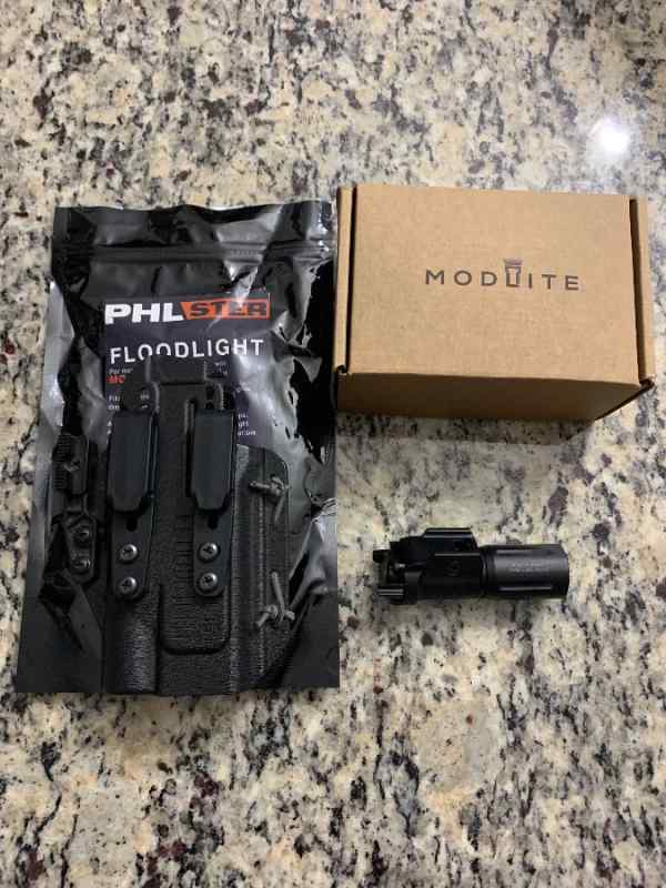 Modlite Pl350 Pistol Light W/ Floodlight Holster