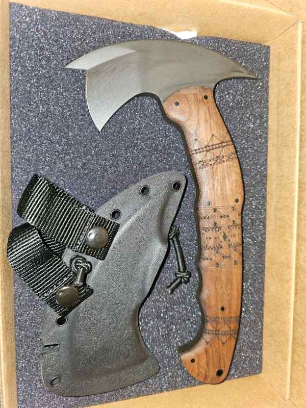 Winkler Sayok RnD Tomahawk, push knife, and