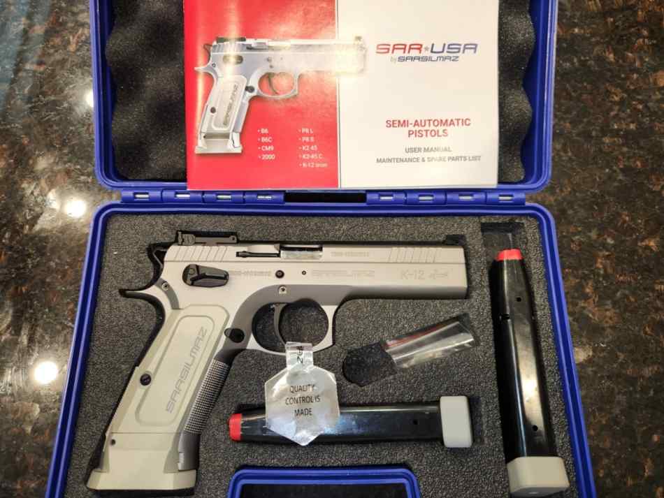 BRAND NEW - SAR USA K-12 Sport 9MM Pistol