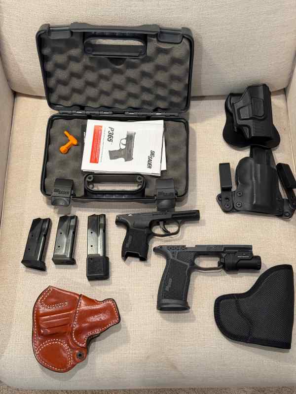 Sig Sauer P365 Bundle and Xmacro Frame