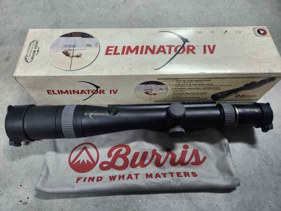 Burris Eliminator IV Laser Rangefinder Scope