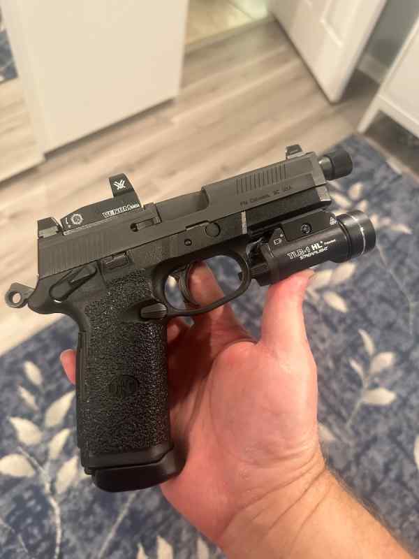 Fnx-45 tactical with light and scope