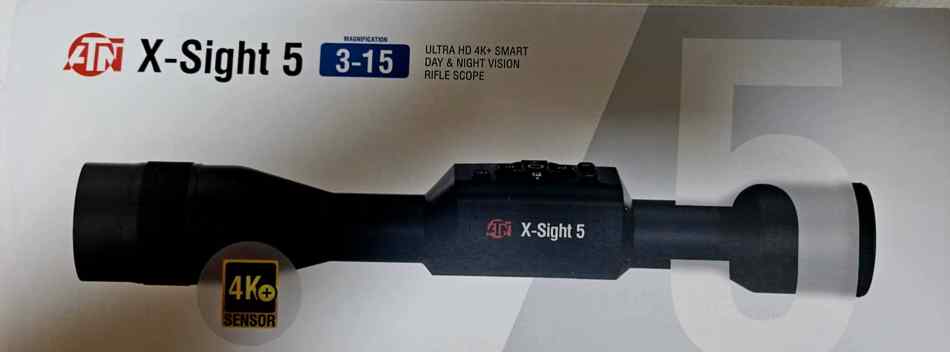 New ATN X-Sight 5 Ultra HD 4K+ Smart Day &amp; Night