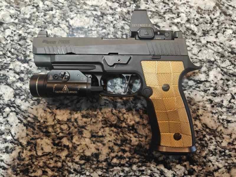 Ported Sig P320 Full size AXG frame 