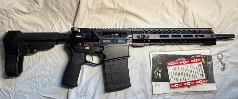 POF Revolution 12.5” 308 pistol 6.5 lbs  