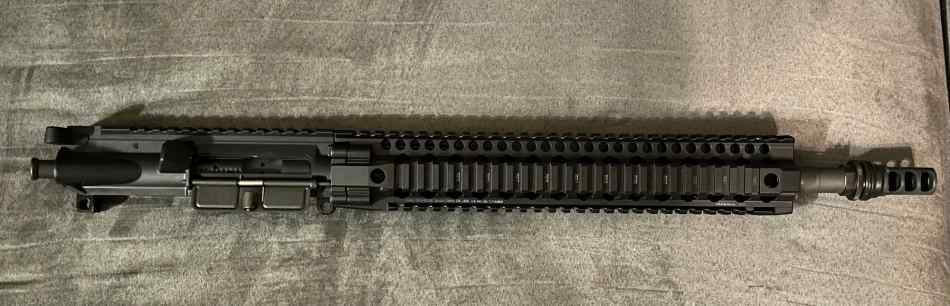 14.5 Daniel Defense upper w SilencerCo AC142 ASR