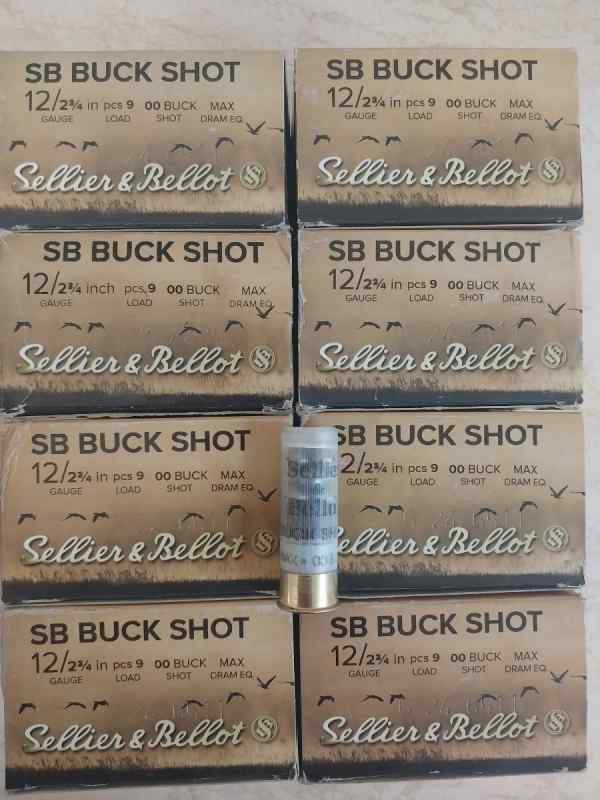 Case of 12G S&amp;B 00 Buck 9 pellet for trade only