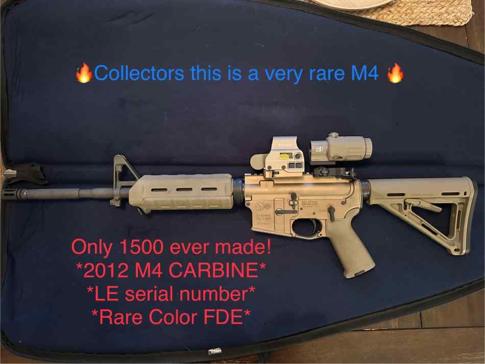 🔥RARE!  2012 Colt M4 Carbine Model 6920 FDE - L