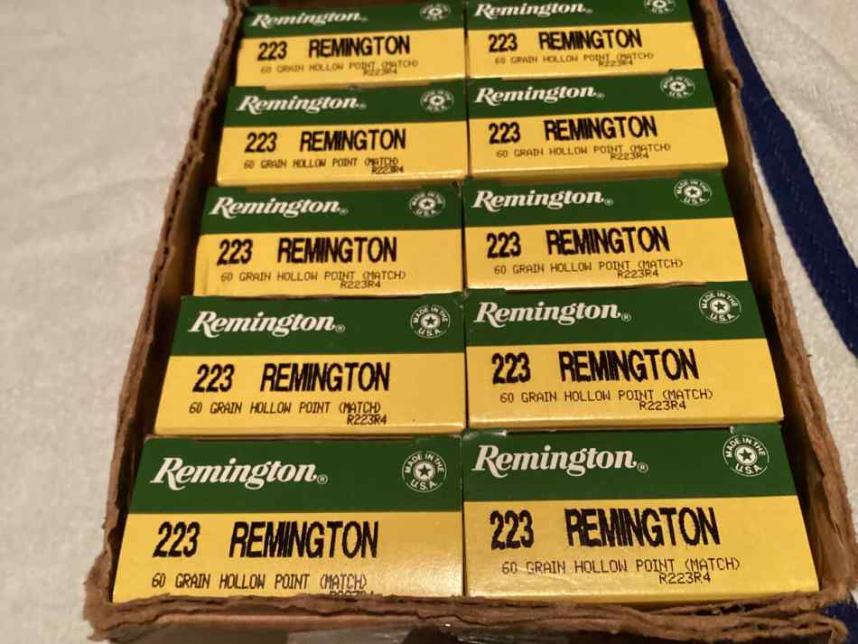 Remington 223 Match 200 rounds 