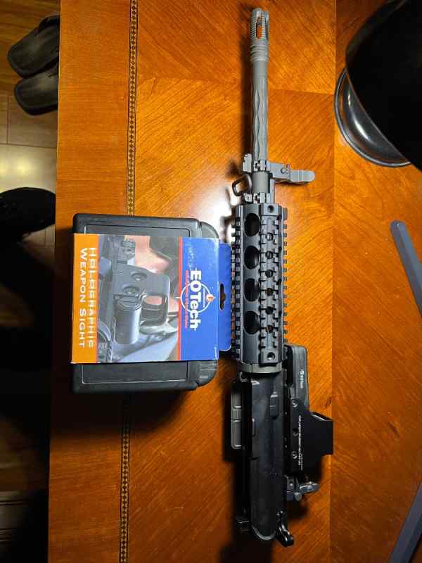 AR15 complete upper and eotech