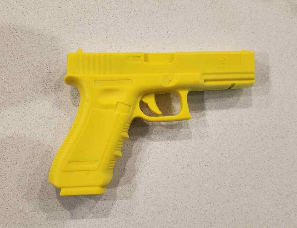 Glock 17 Practice Training Yellow Plastic Mold Gun