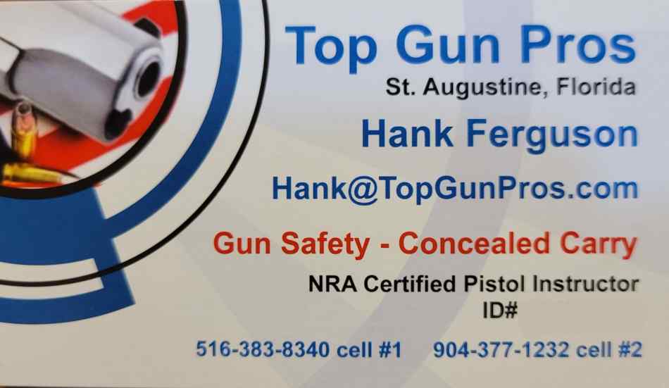 Gun Safety Class, Florida Laws &amp; CWP St Augustine