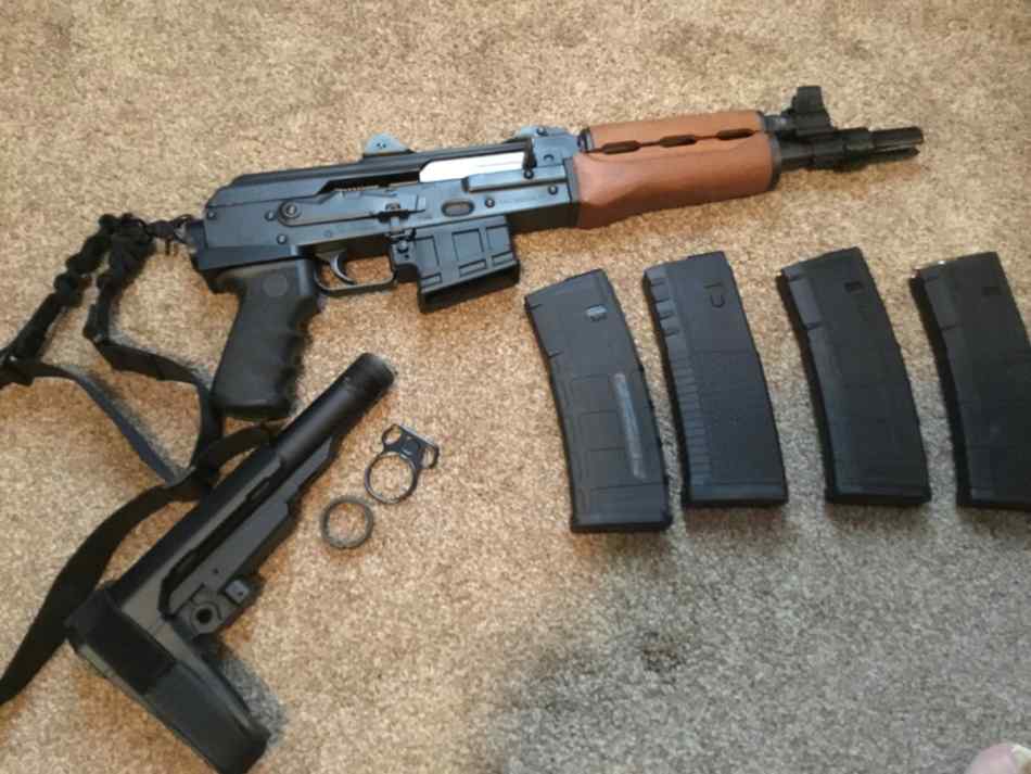 (ALMOST A SUBGUN )ZASTAVA M85 AK 556