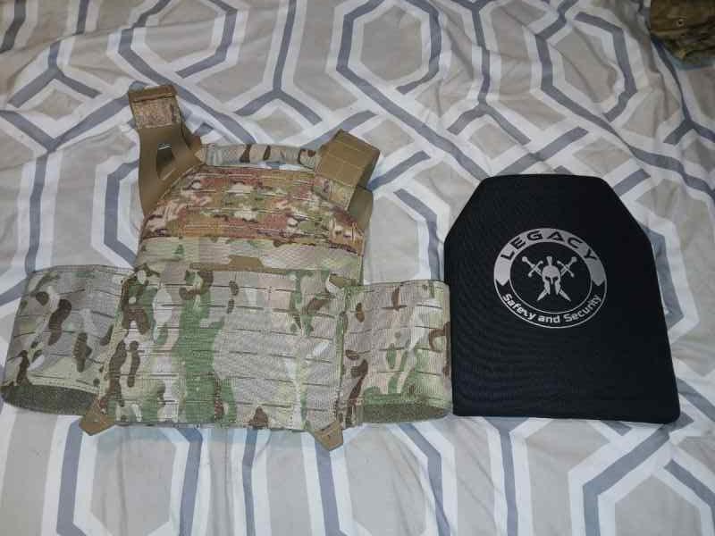 Plate carrier with plates