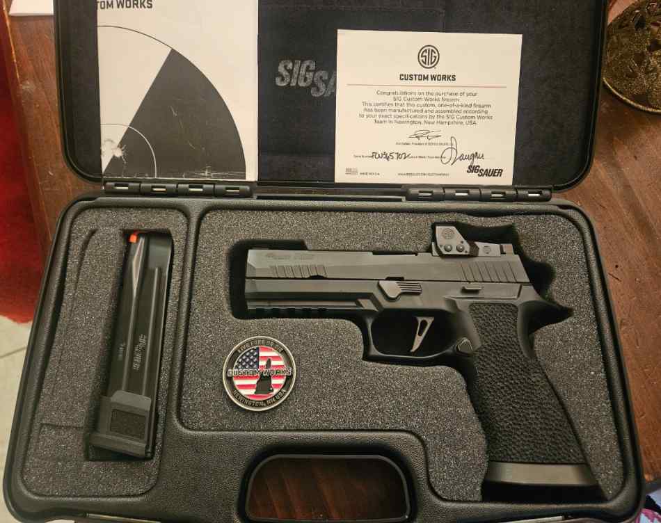 Sig 320 Custom Works with Sig Pro Red dot $800