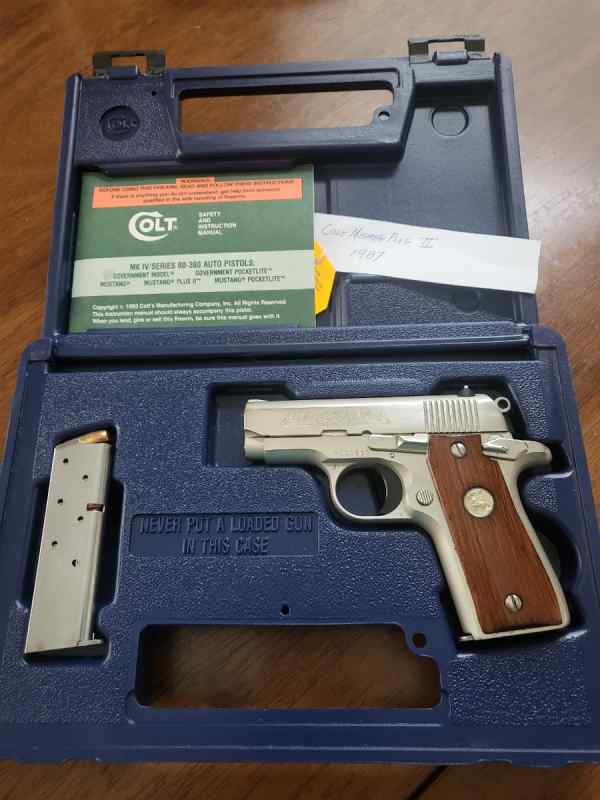 Colt Mustang Plus II.380 APC Nickel Plated 