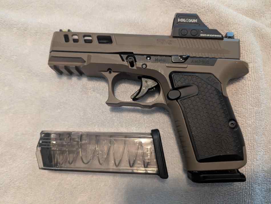 Live Free Armory, Aluminum Match-Grade Pistol, 9mm