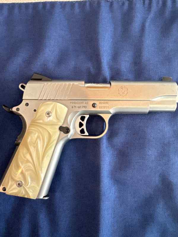 Ruger SR1911 Commander 4.25” Stainless .45