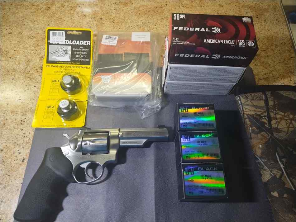 Ruger GP-100 Match Champion 357 Mag with Ammo