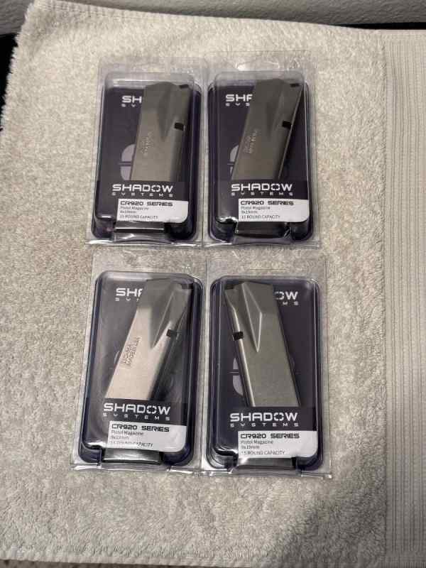 4 New CR920XP 15rd Magazines